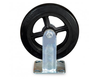 Неповоротная большегрузная колесная опора FCd 80 200мм обрезиненная (N), 1024165