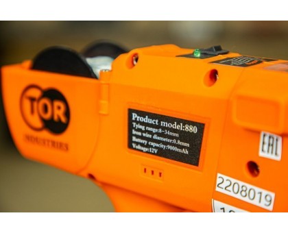 Пистолет для вязки арматуры TOR SG-34 8-34 мм 9 Ач