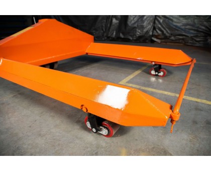 Тележка гидравлическая 2500 кг 1150х850 мм TOR ZT для рулонов (полиуретановые колеса)