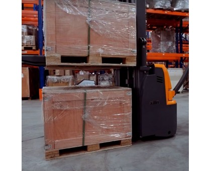 Штабелер самоходный 1,5 т 4,5 м XILIN CDDR15S Li-ion двухуровневый (сопровождаемый)