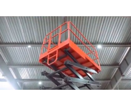 Подъемник ножничный передвижной TOR SJY 500 кг 12 м (от сети)