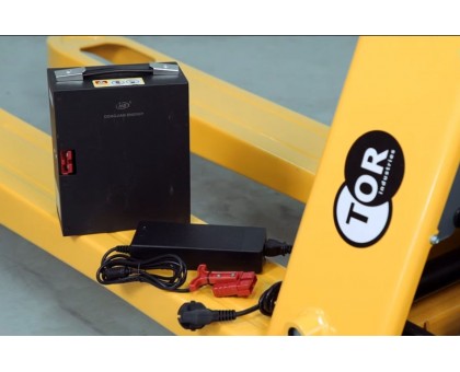 Тележка гидравлическая с электропередвижением TOR 1,8 т PPT18H